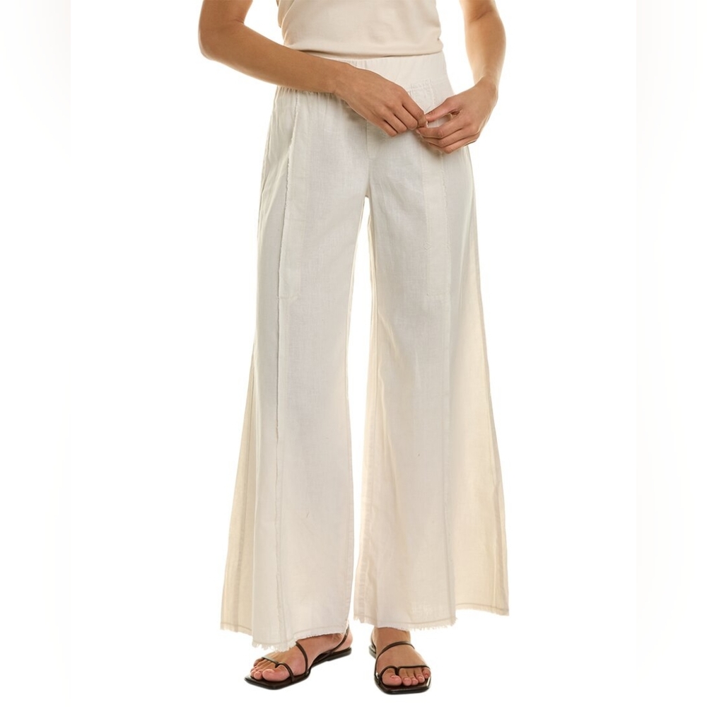XCVI Beach Linen Trouser Women's Size S in Sea Salt
